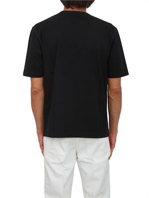 T-shirt C.P. Company in cotone nero con logo in UOMO