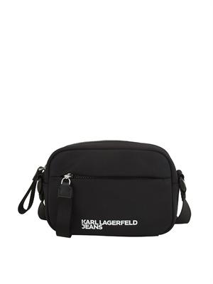K.LAGERFELD Borsa a tracolla Karl Lagerfeld Jeans in tessuto nero in DONNA