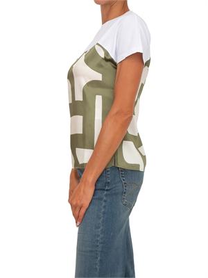 T-shirt Emmlampada Emme Marella in twill stampa in DONNA