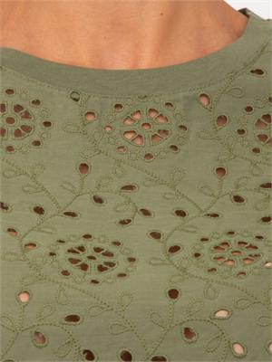 T-shirt verde Emmveletta di Emme Marella in cotone in DONNA