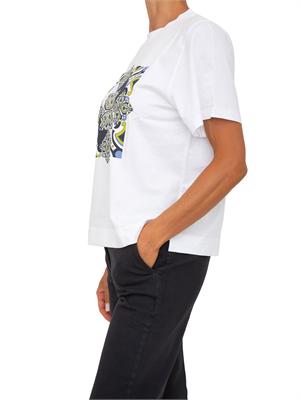 T-shirt bianca Emmparaggi Emme Marella con stampa in DONNA