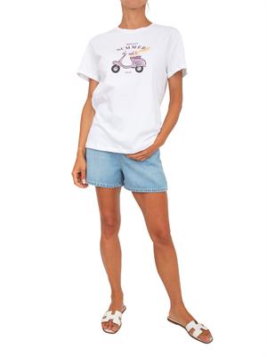 T-shirt bianca Liu Jo donna con stampa in DONNA