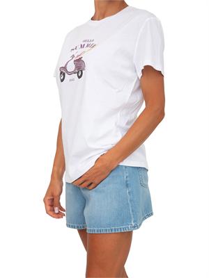 T-shirt bianca Liu Jo donna con stampa in DONNA
