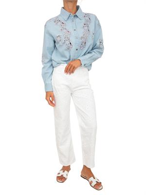 Camicia denim Liu Jo donna lavaggio chiaro in DONNA