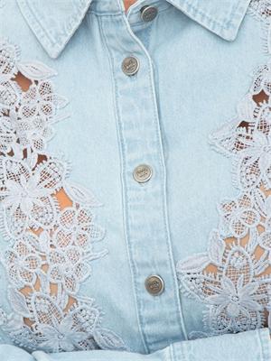 Camicia denim Liu Jo donna lavaggio chiaro in DONNA