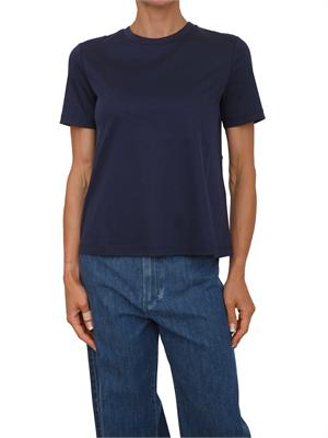 T-shirt blu MMLASTICE Max Mara MM in cotone e modal in DONNA