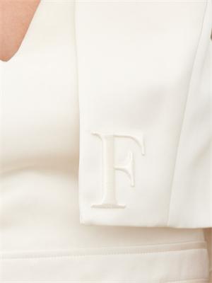 Completo giacca+abito Elisabetta Franchi in duchesse burro in DONNA