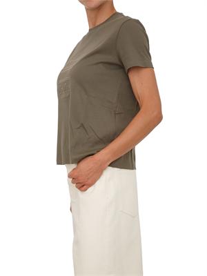 'S MAX MARA T-shirt SMMBELLA Max Mara 'S in cotone verde in DONNA