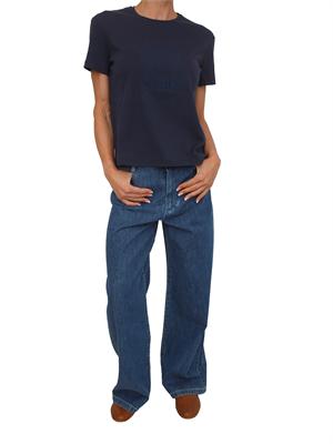 'S MAX MARA T-shirt SMMBELLA Max Mara 'S in cotone blu in DONNA