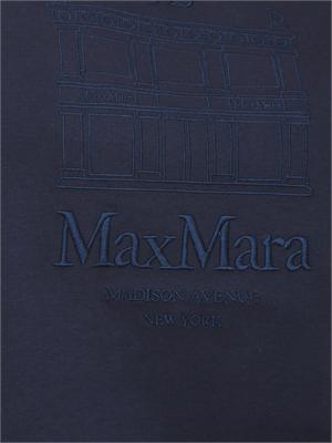 'S MAX MARA T-shirt SMMBELLA Max Mara 'S in cotone blu in DONNA
