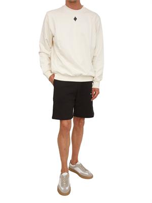 Felpa beige County of Milan in cotone in UOMO