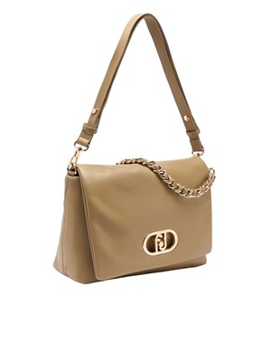 Borsa LaPuffy grande Liu Jo ecopelle marrone in DONNA