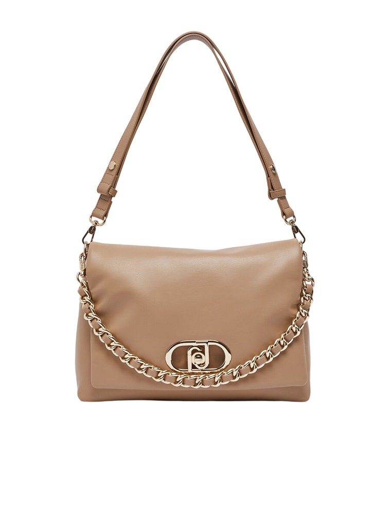 Borsa LaPuffy grande Liu Jo ecopelle cammello