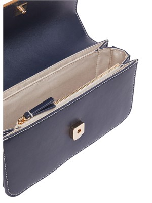 Borsa Liu Jo donna in denim blu scuro jacquard e logo in DONNA