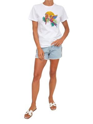 T-shirt Liu Jo bianca con stampa in DONNA