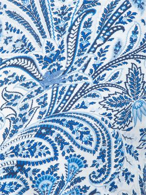 T-shirt Etro uomo fantasia Paisley azzurra in UOMO