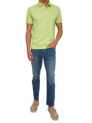 Polo Etro uomo fantasia Paisley verde in UOMO