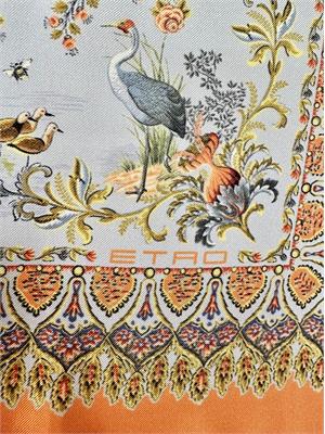 Foulard Etro stampa Paisley in seta in DONNA