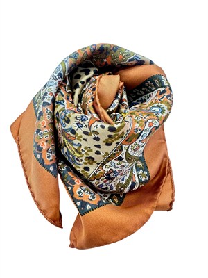 Foulard Etro stampa Paisley in seta in DONNA