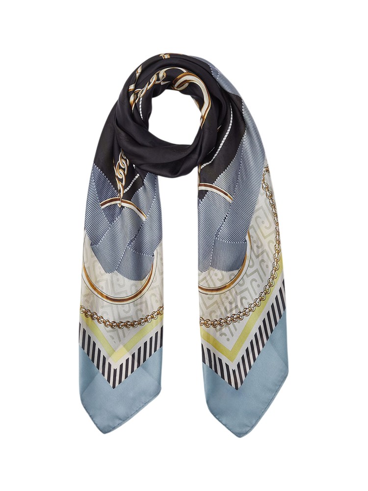 Foulard grande Liu Jo donna petrolio