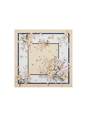 Foulard arancione Liu Jo donna fantasia fiori in DONNA