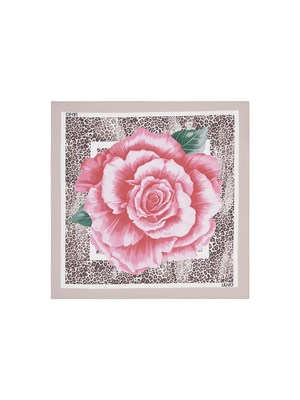 Foulard tortora Liu Jo donna stampa fiore in DONNA