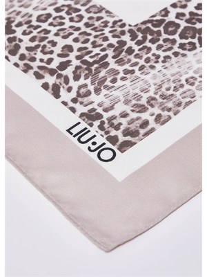 Foulard tortora Liu Jo donna stampa fiore in DONNA
