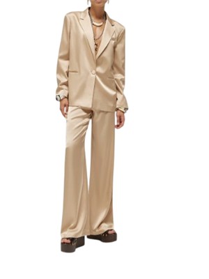 Giacca Blugirl in raso di viscosa cammello in DONNA
