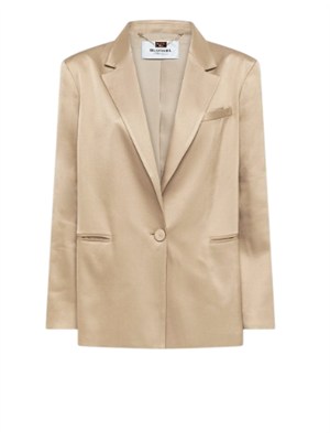 Giacca Blugirl in raso di viscosa cammello in DONNA