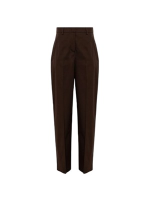 Pantaloni marroni Blugirl in misto cotone stretch in DONNA