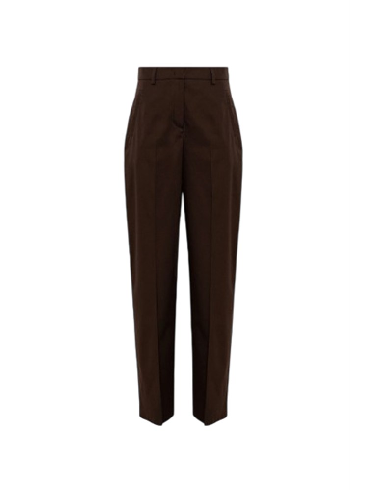 Pantaloni marroni Blugirl in misto cotone stretch