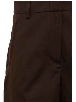 Pantaloni marroni Blugirl in misto cotone stretch in DONNA