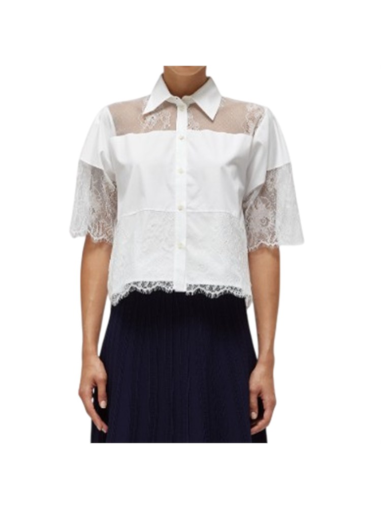 CAMICIA MANICA CORTA BLUGIRL BIANCO