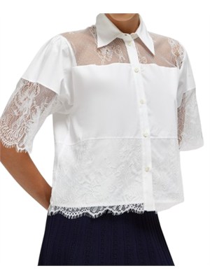 CAMICIA MANICA CORTA BLUGIRL BIANCO in DONNA
