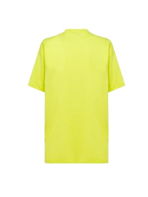 T-shirt Blugirl in cotone verde lime in DONNA