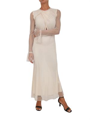 Abito avorio Alona Twenty Fourhaitch strass crystal all over in DONNA