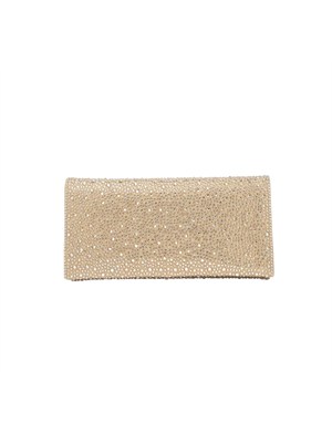 Pochette Siria Twenty Fourhaitch oro con cristalli all over in DONNA
