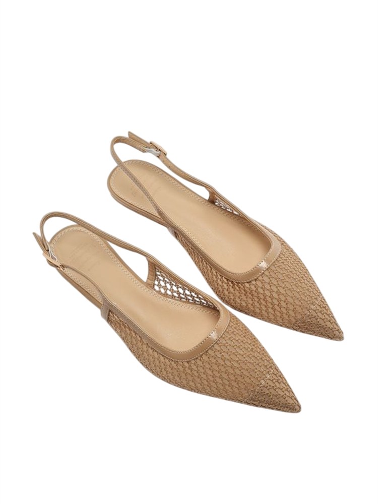 Ballerine mini tacco Jacara Twenty Fourhaitch sabbia
