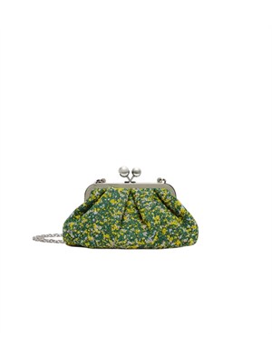 MAX MARA WEEKEND Borsa Pasticcino Accenni in tessuto bouclÉ multicolor verde in DONNA