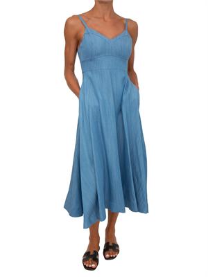 Abito Arfilla Kocca in lyocell blu denim in DONNA