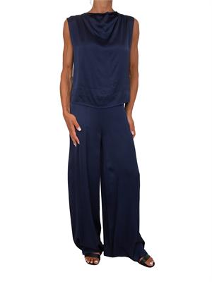 Pantaloni Calador Kocca in viscosa blu in DONNA