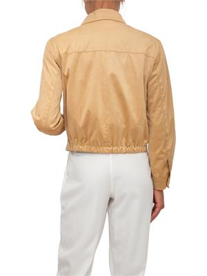 Giubbino Dulcine Kocca effetto scamosciato beige in DONNA