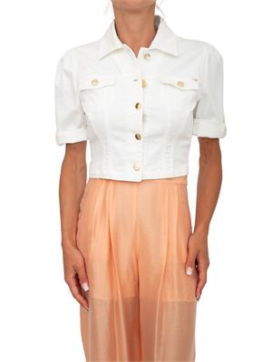 Giubbino Bakari Kocca in denim bianco in DONNA
