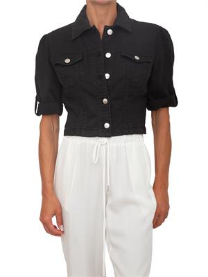Giubbino Bakari Kocca in denim nero in DONNA