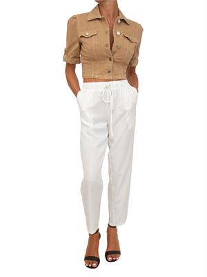 Giubbino Bakari Kocca in denim beige in DONNA