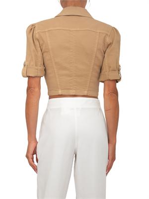 Giubbino Bakari Kocca in denim beige in DONNA