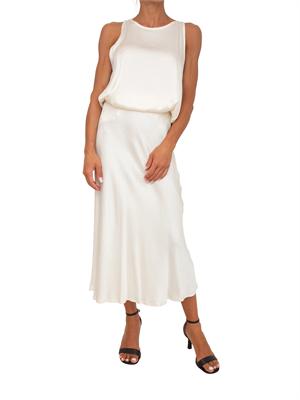Gonna midi Nicodemo Kocca in tessuto fluido bianco in DONNA