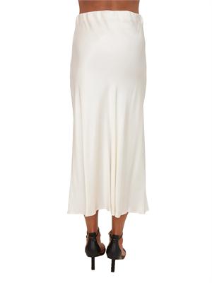 Gonna midi Nicodemo Kocca in tessuto fluido bianco in DONNA