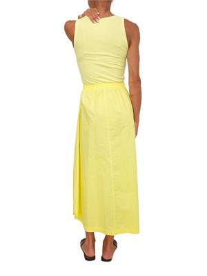 Abito midi Neirus Kocca in misto cotone giallo in DONNA