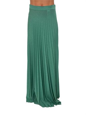 Gonna verde Oringa Kocca in tessuto lurex plissÈ in DONNA